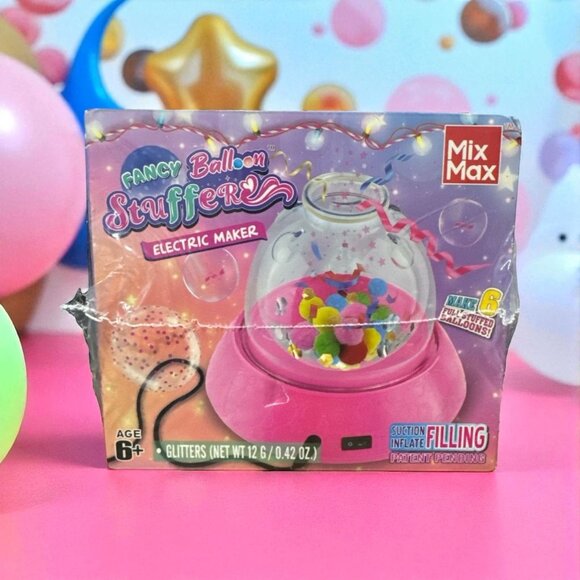 MIX MAX Fancy Balloon Stuffer Toy Electric Maker/Decoration Craft Set - Picture 3 of 6